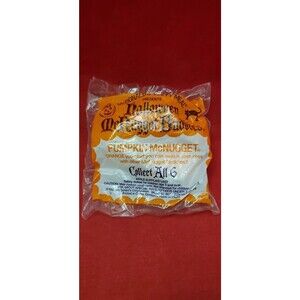 Vintage McDonald's Halloween McNugget Buddies Pumpkin  McNugget 1992